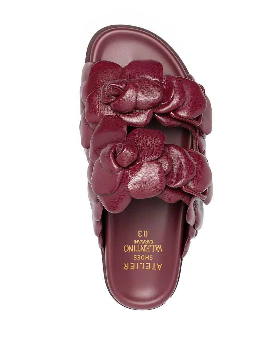 Valentino Leather sandal in red