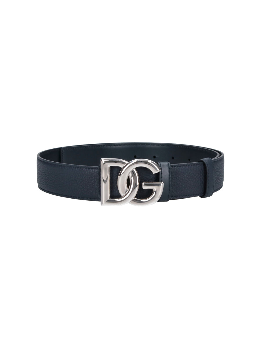 Dolce & Gabbana 100% Calf Leather belt in blue