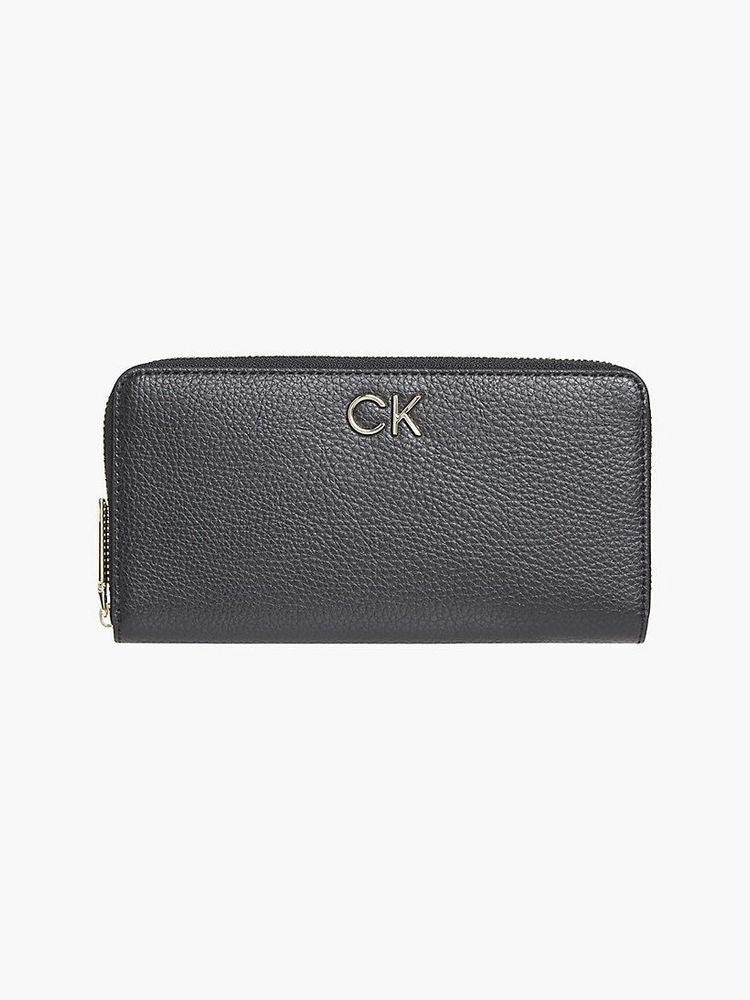 Calvin Klein 51% Recycled Polyester wallet in black