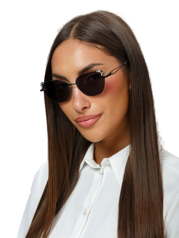 Blumarine SBM230S Metal frame sunglasses in black