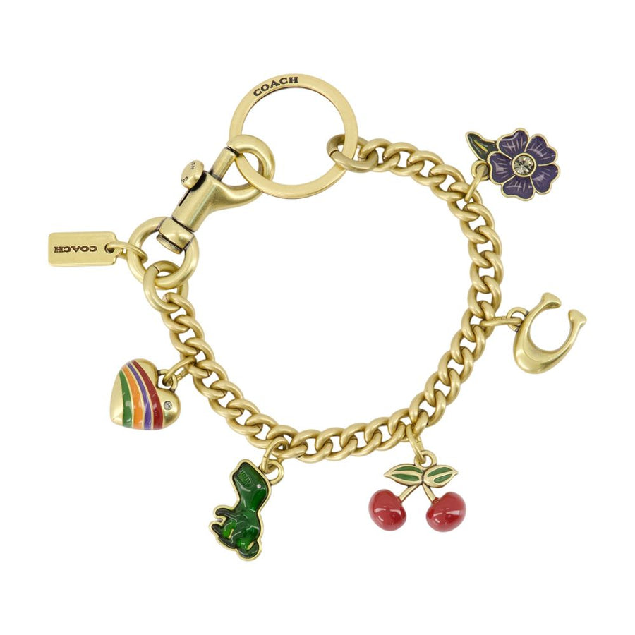 Coach Metal key case in gold