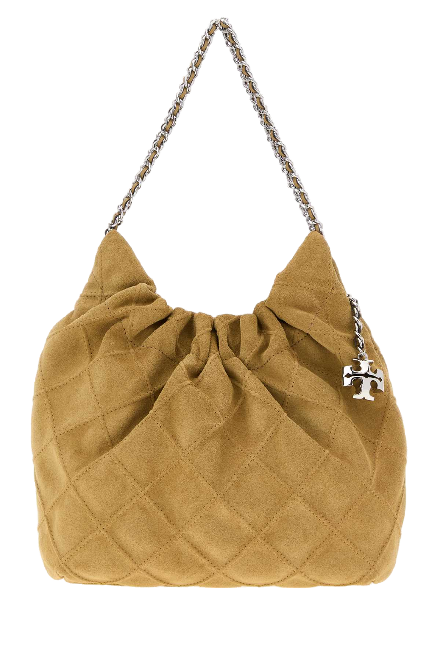Beige Suede Mini Fleming Shoulder Bag Borse A Mano