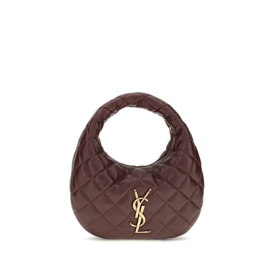 Saint Laurent 100% Lambskin (Ovis Aries) shoulder bag in brown