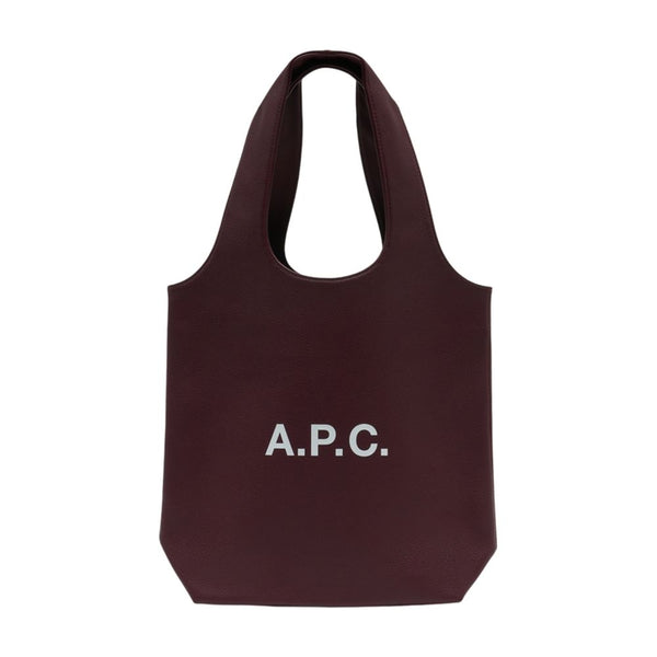 A.P.C. Synthetic tote bag in burgundy