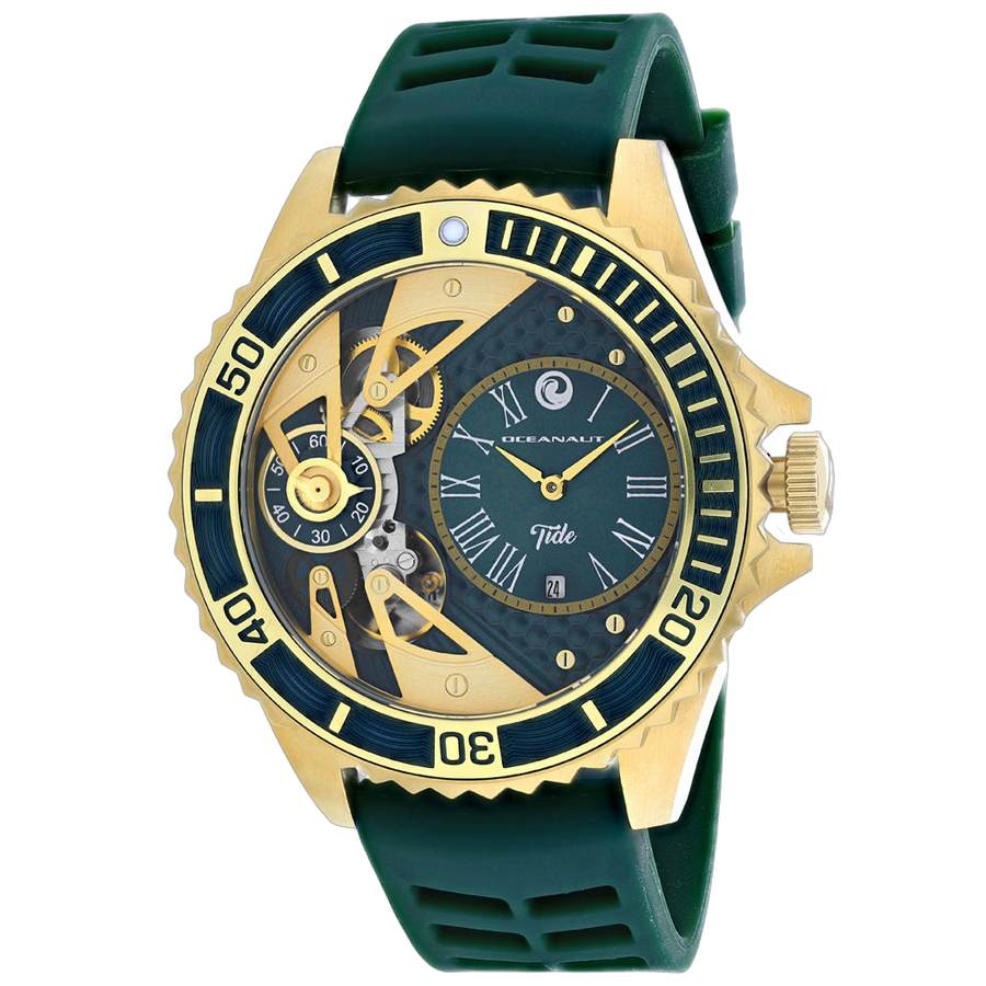 Oceanaut Stainless steel case watch in green