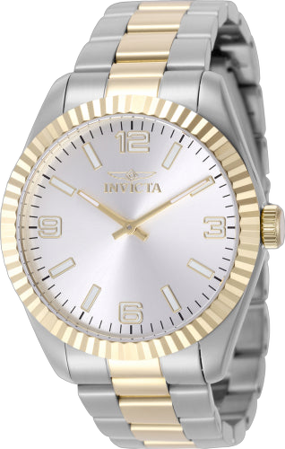 Invicta Stainless steel case and bracelet watch in silver