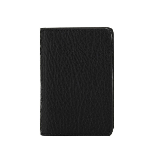 Maison Margiela 100% Calf Leather Bos Taurus wallet in black