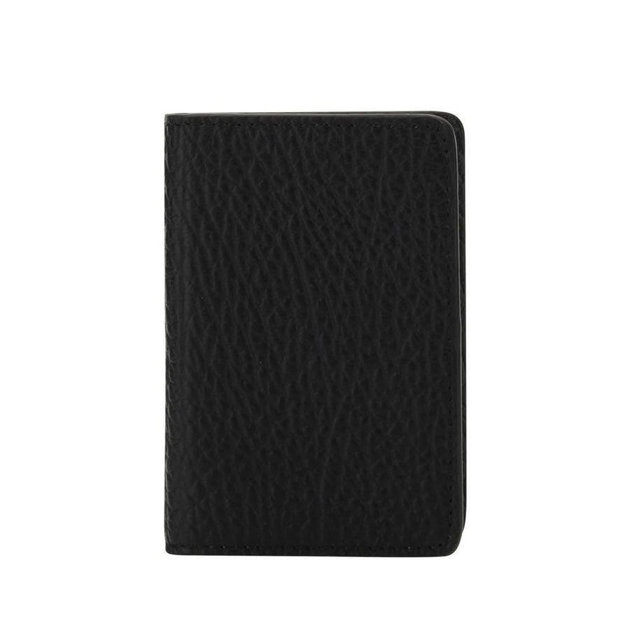 Maison Margiela 100% Calf Leather Bos Taurus wallet in black