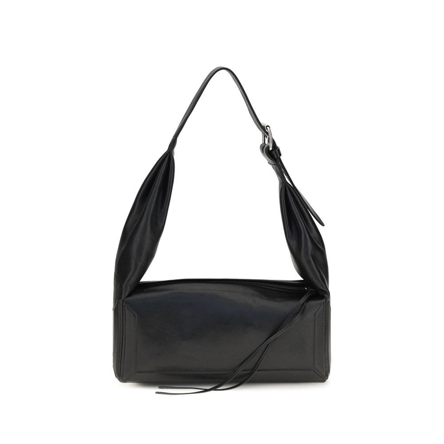 Maison Margiela 100% Sheepskin leather shoulder bag in black