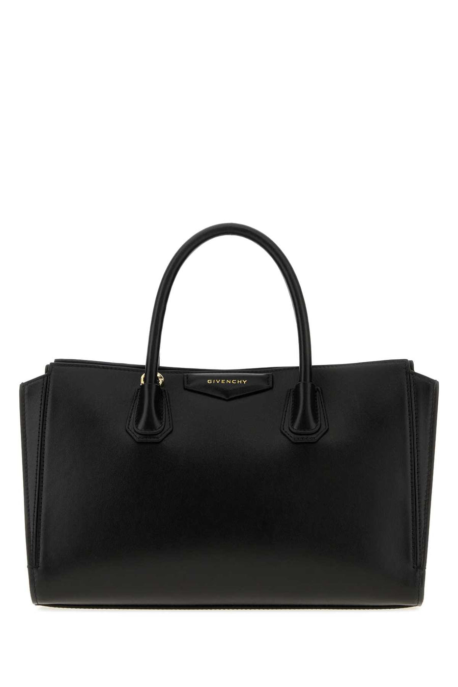 Black Leather Small Antigona Catchall Handbag Borse A Mano