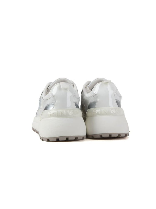 Pinko 62% Bos Taurus (Cow) sneaker in light grey