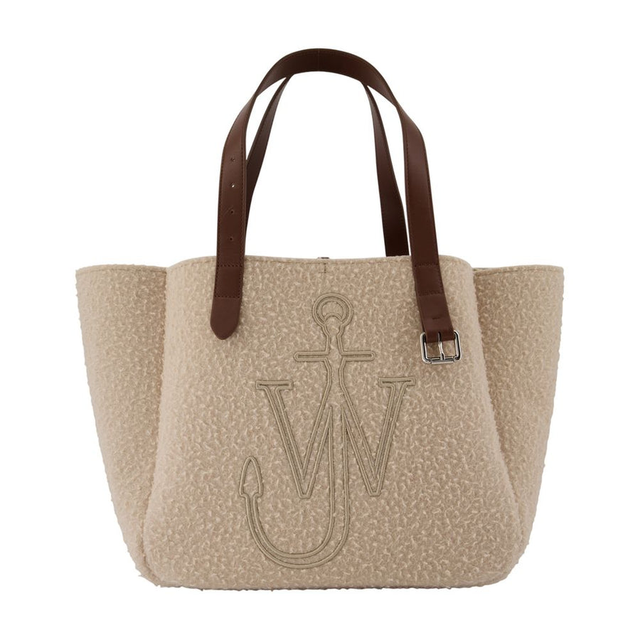 J.W. Anderson Wool tote bag in beige