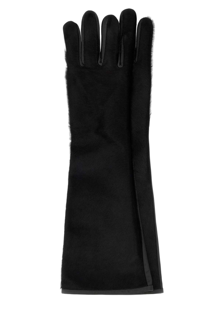 Loulou De Saison Exterior: 100% Leather gloves in black