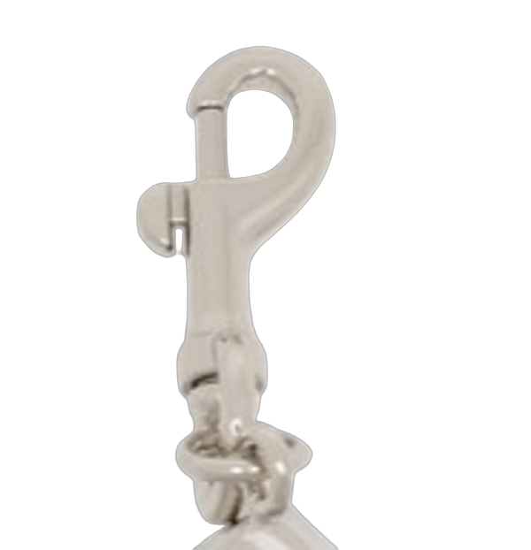 Rabanne metal belt buckle in silver