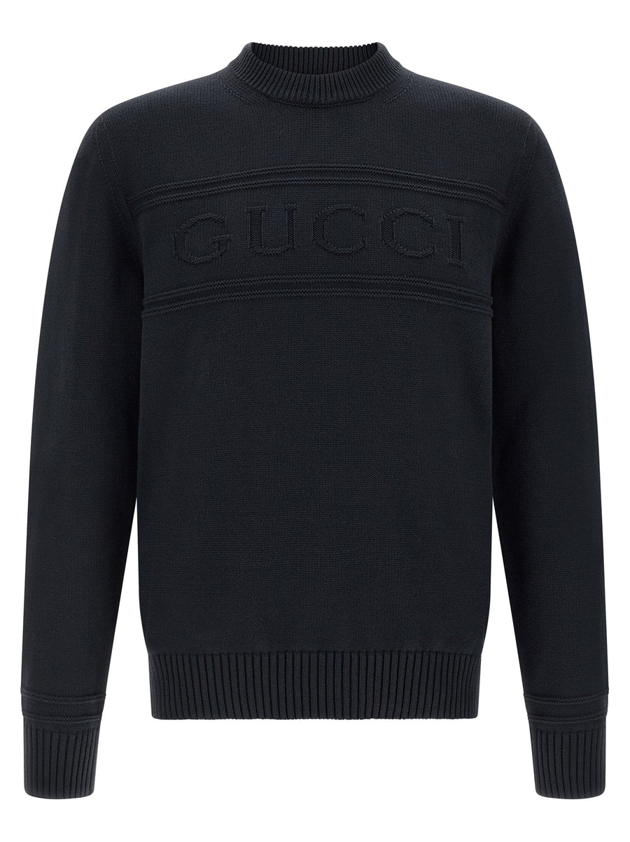 Gucci 85% Cotton sweater in black