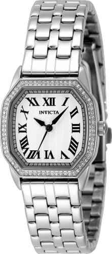 Invicta Stainless steel case and bracelet watch in silver