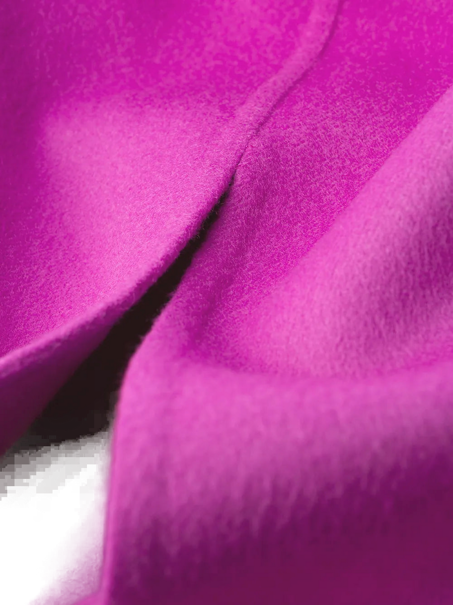 Valentino Virgin wool blend cape in pink