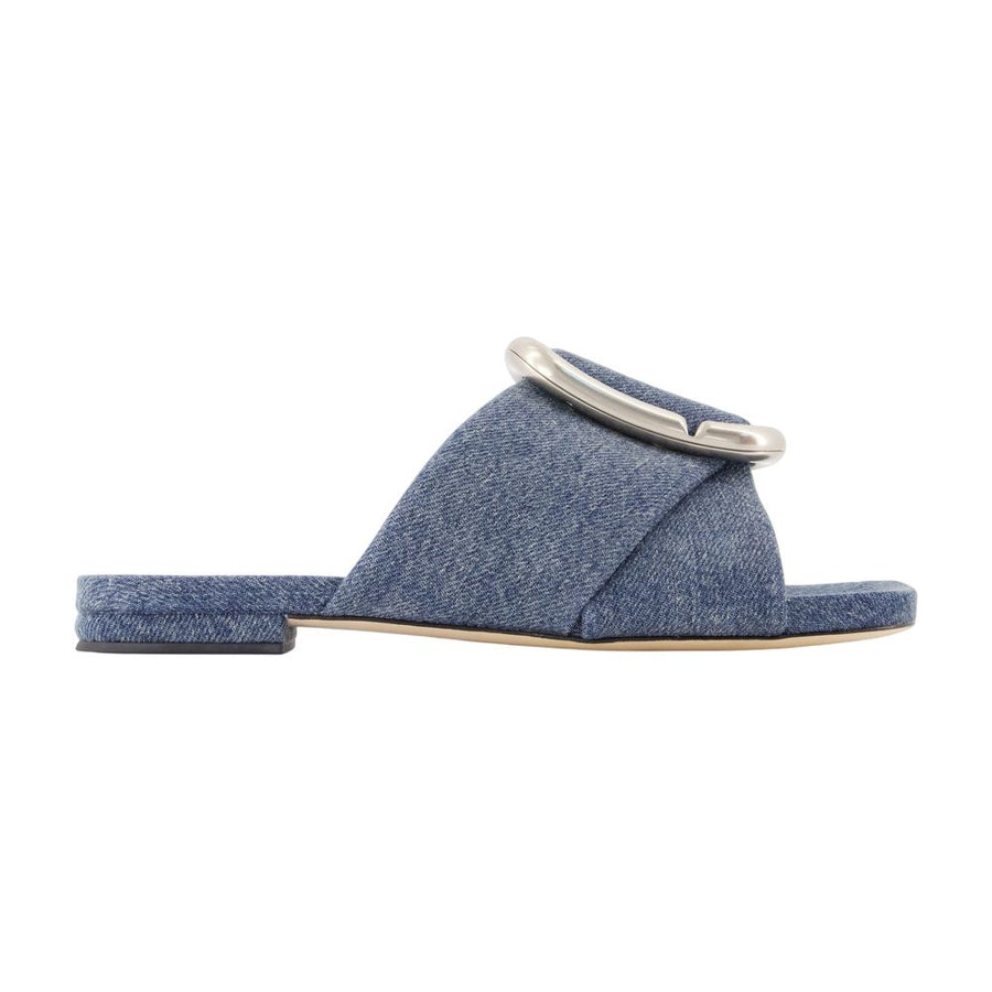 The Criss Cross Sandals - Marc Jacobs Cotton Blue Shoes /