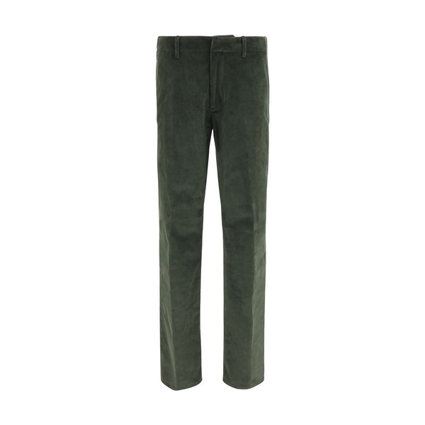 Etro 98% Cotton chinos in green