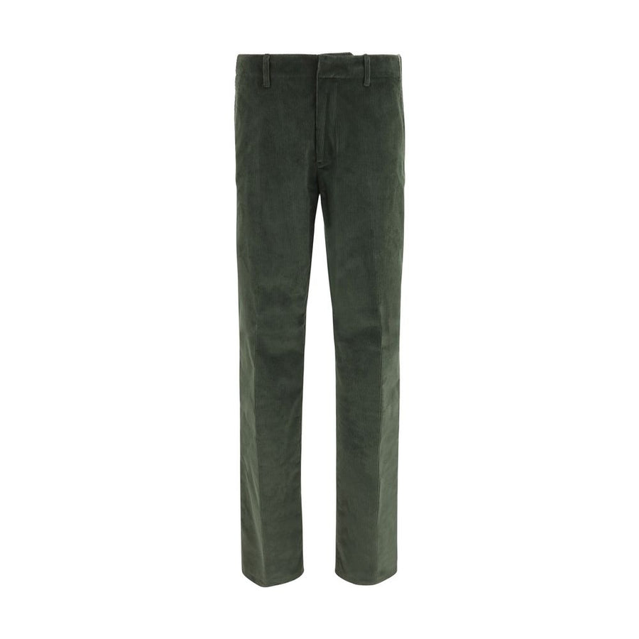 Etro 98% Cotton chinos in green