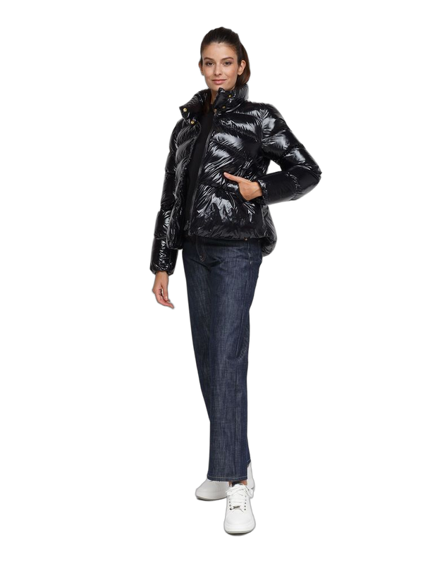 Pinko 100% Polyamide down jacket in black
