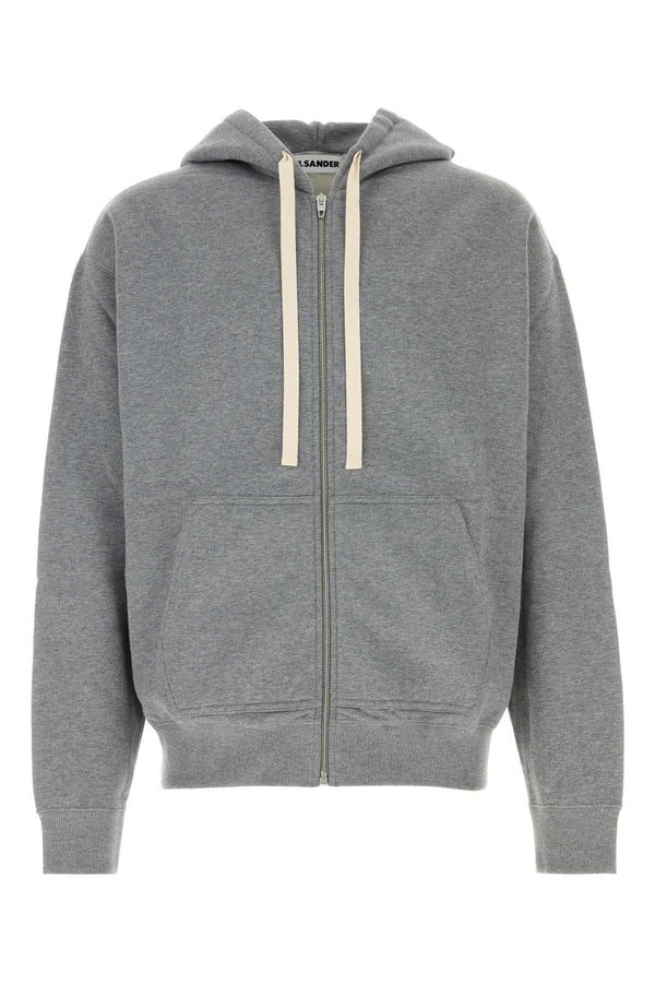 Grey Cotton Sweatshirt 037 Exterior: T-shirt