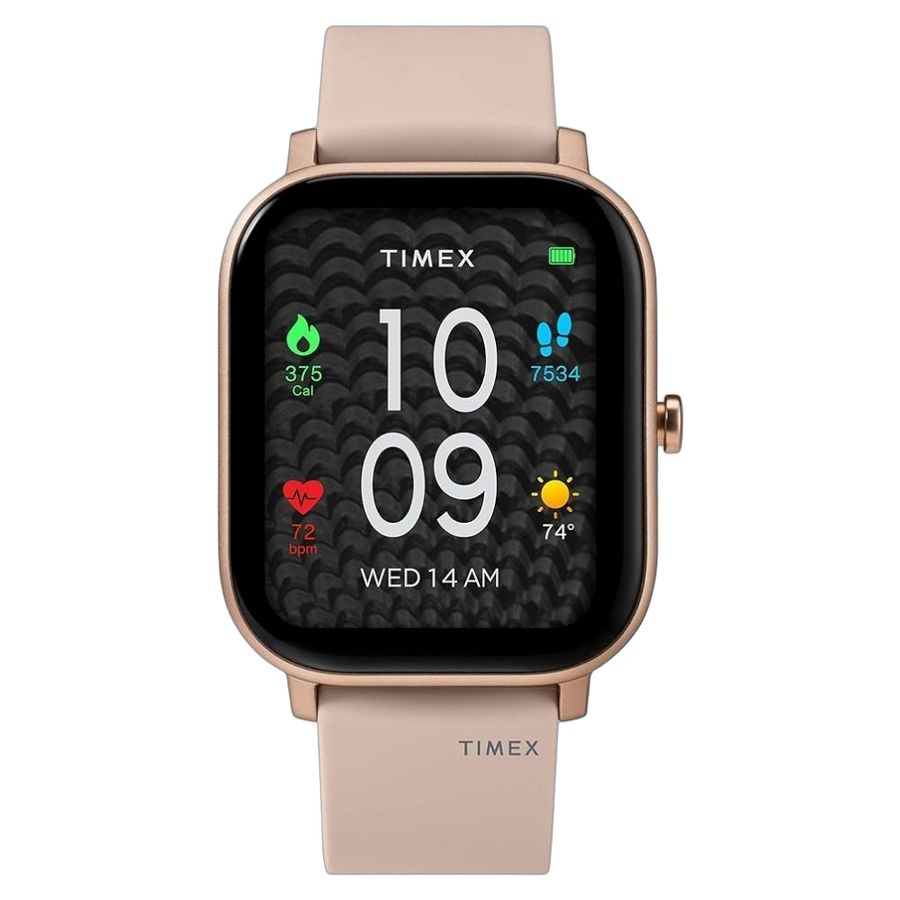 Timex Aluminum case smart watch in rose gold