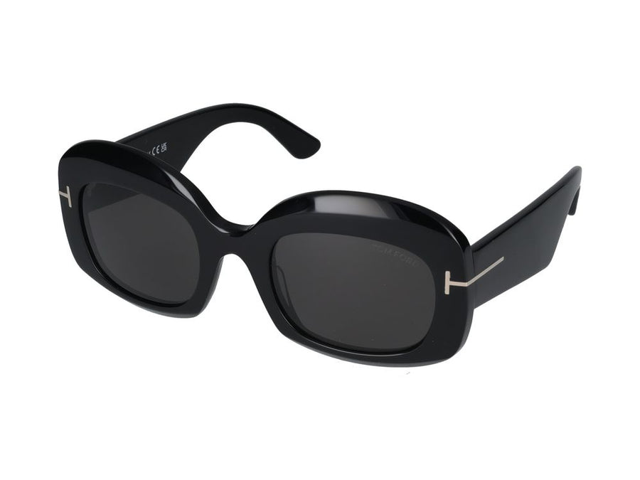 Tom Ford FT1219 Injected acetate sunglasses in black