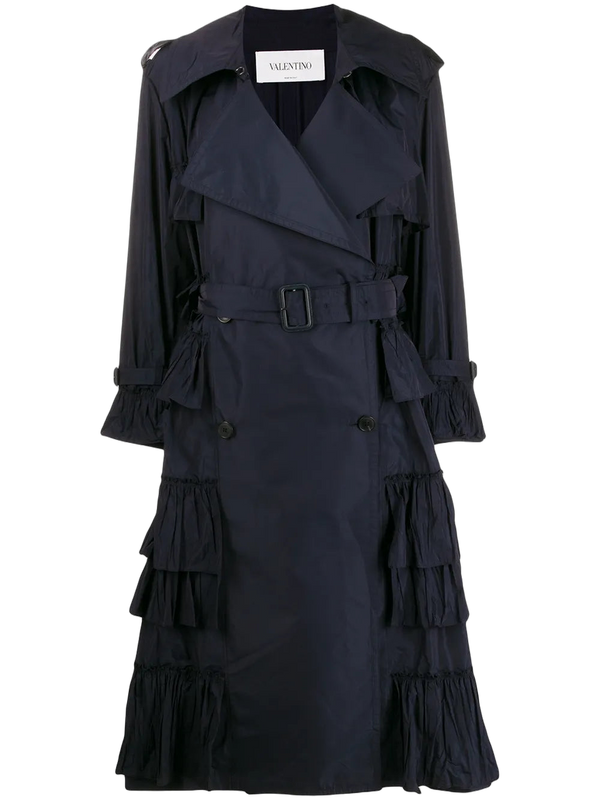 Valentino trench coat in navy
