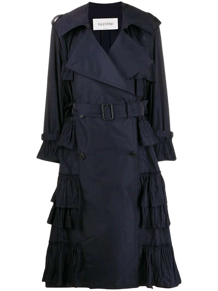 Valentino trench coat in navy
