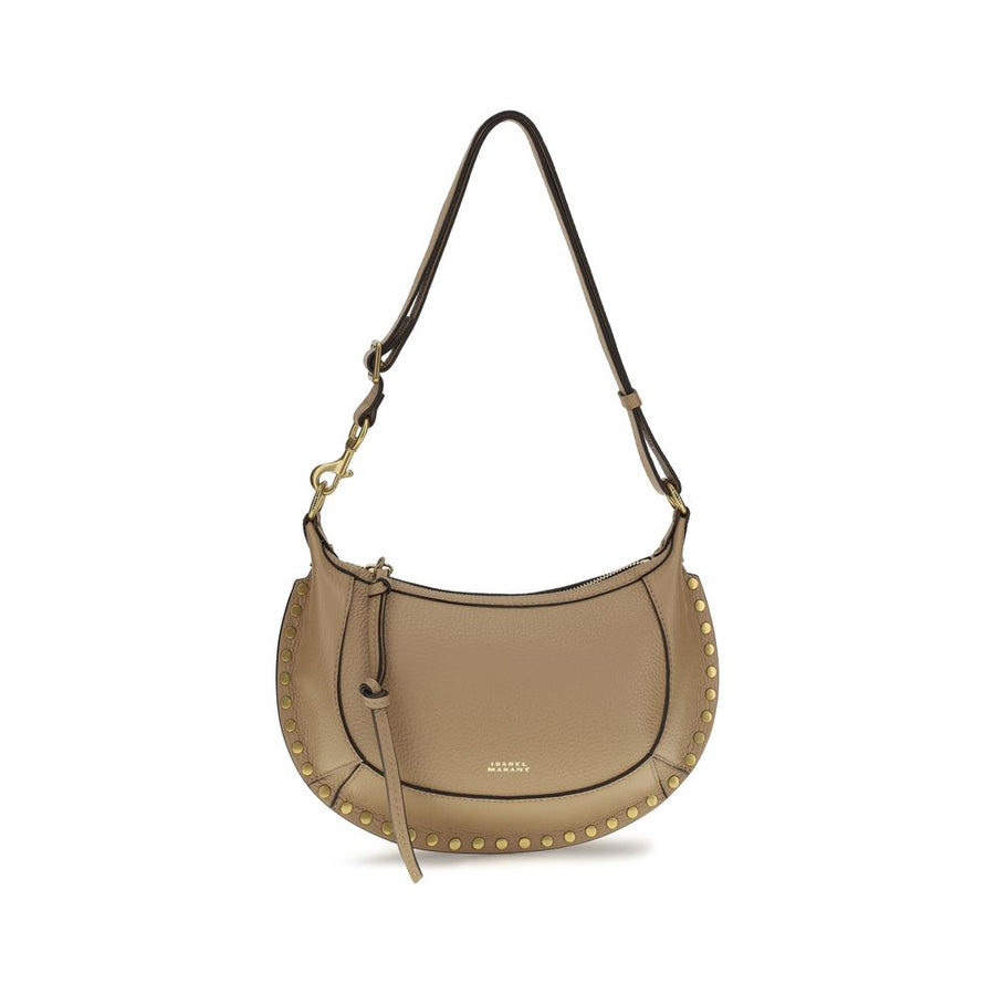 Isabel Marant 100% Calf Leather Bos Taurus shoulder bag in beige