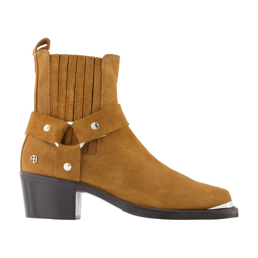 Anine Bing Calfskin ankle boot in brown