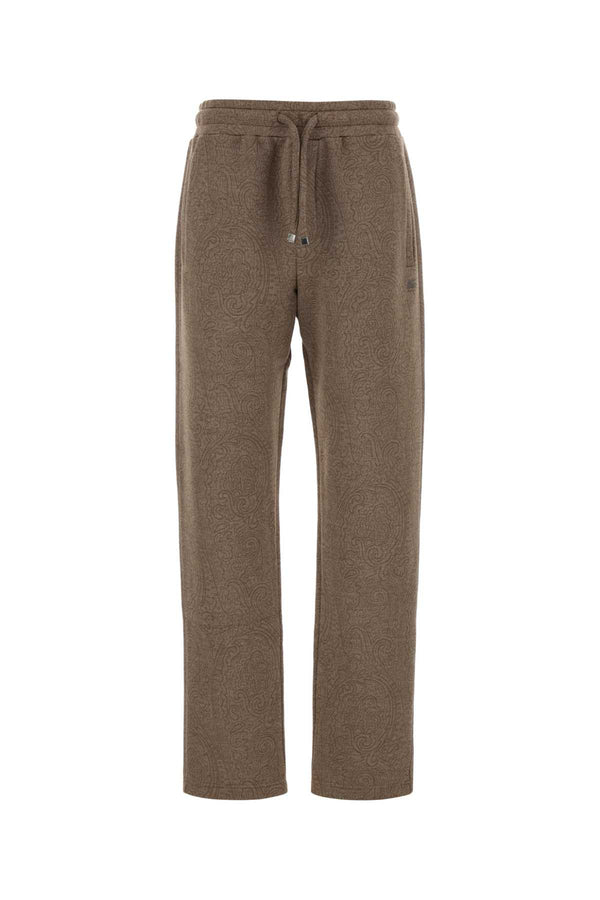 Printed Jersey Joggers S8466 Exterior: Viscose Nylon Pantaloni