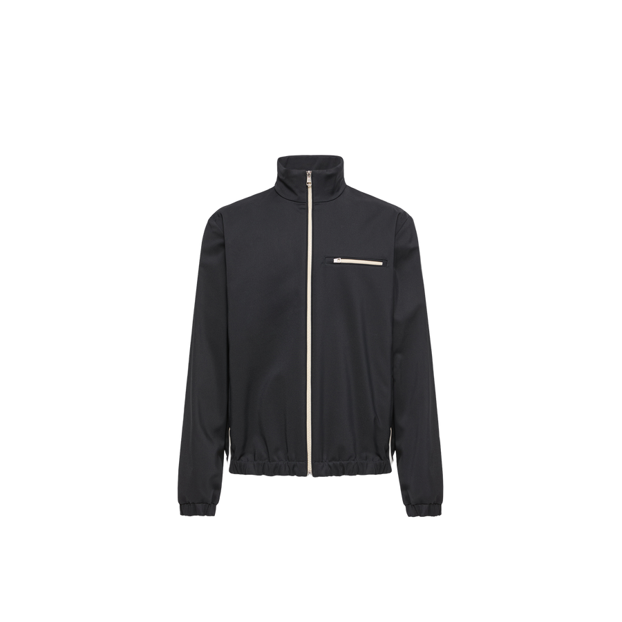 Moncler Nylon shell with down filling down jacket in black