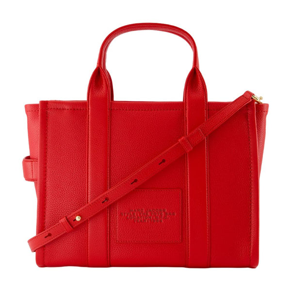 Marc Jacobs cowhide tote bag in red