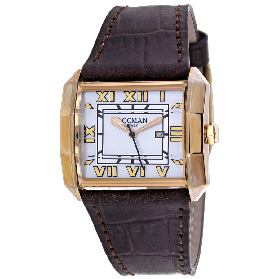 Locman Stainless steel case watch in gold