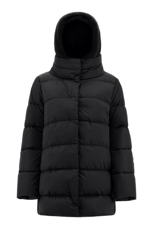 Herno Main Fabric: 100% Polyester down jacket in black