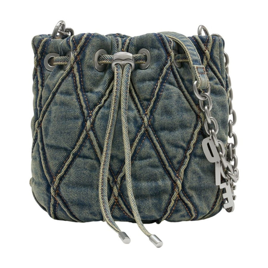 Diesel Cotton shoulder bag in blue