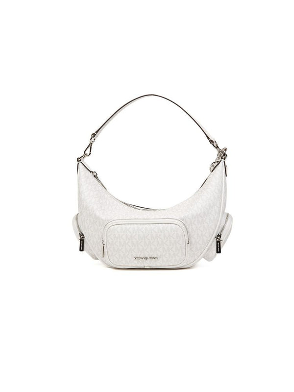 Michael Kors 89.4% Polyvinyl Chloride shoulder bag in white