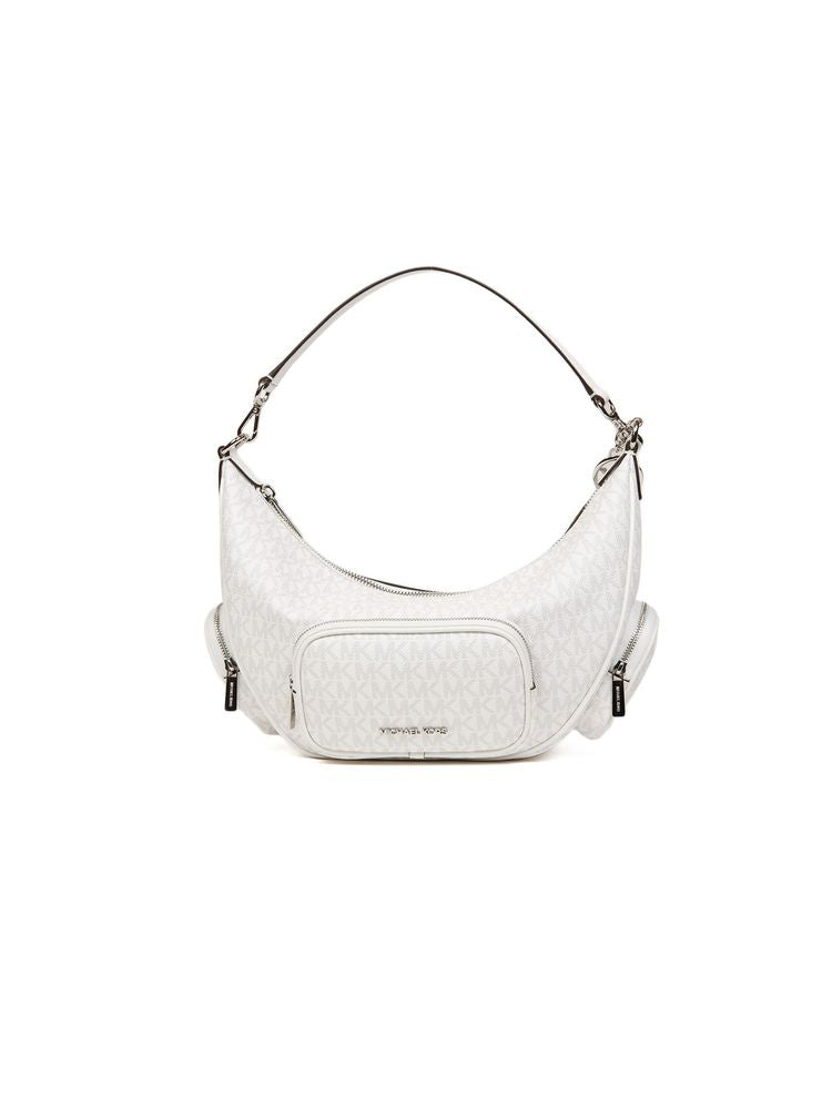 Michael Kors 89.4% Polyvinyl Chloride shoulder bag in white