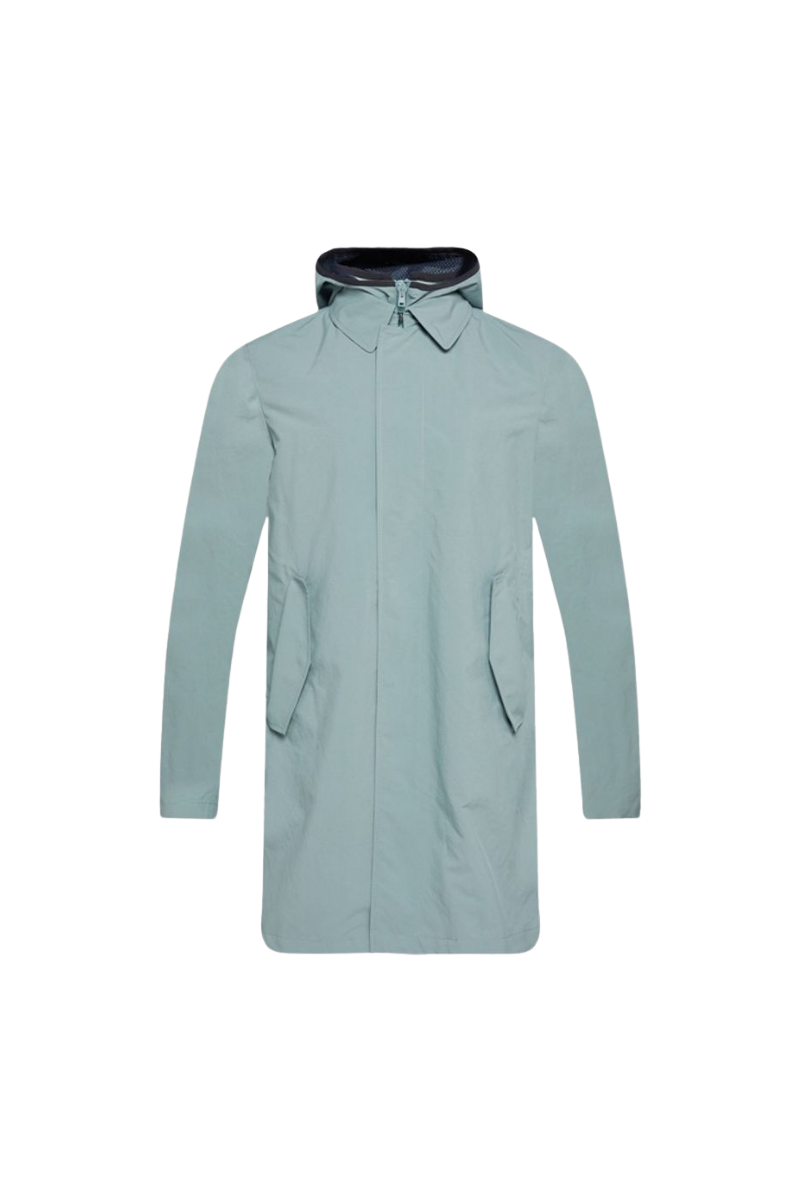 Herno 100% Polyester coat in green