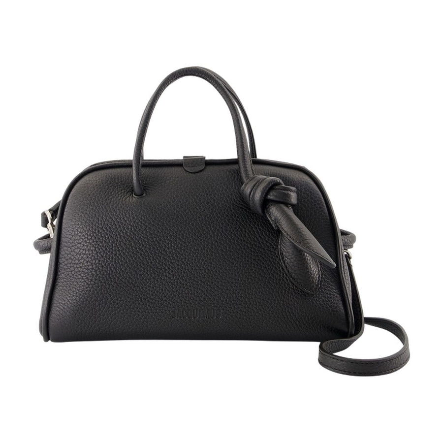 Le Petit Turismo - Jacquemus Leather Black Calfskin Bags / Handbags-purses