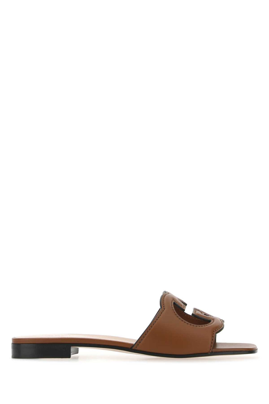 Gucci Upper Calf skin mule in brown