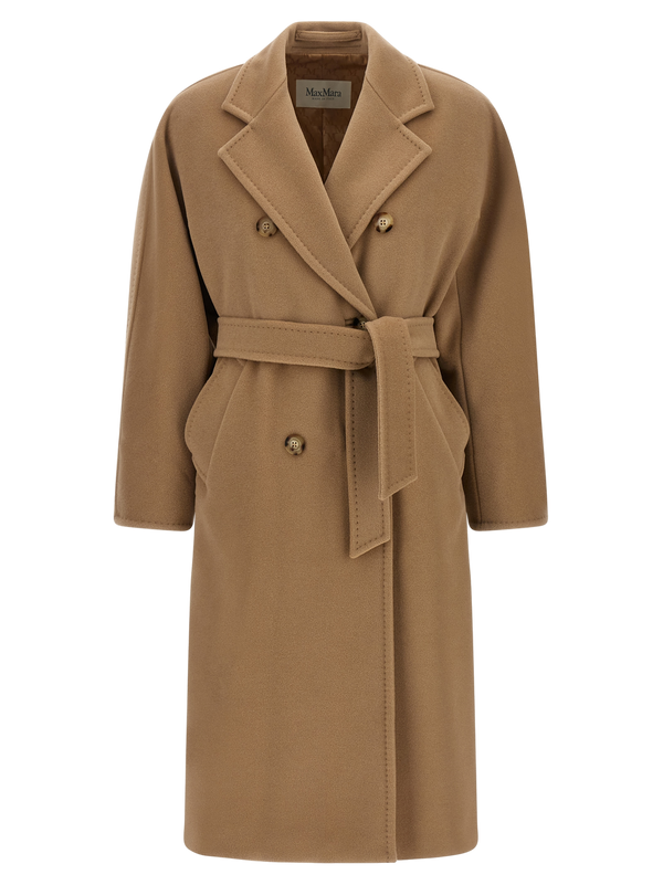 Max Mara 90% virgin wool coat in beige