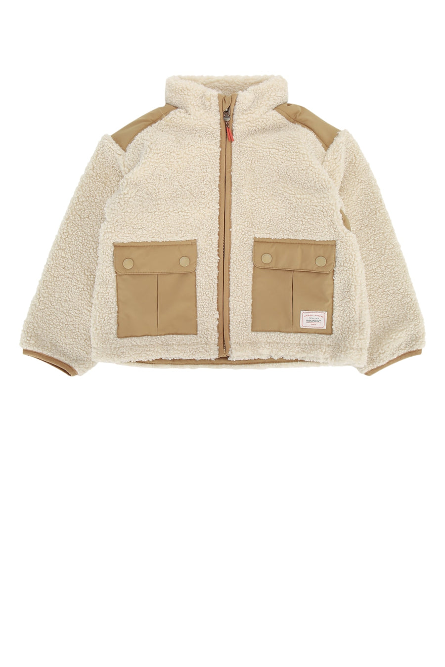 Bonpoint Wear 100% Recycled Polyester jacket in beige