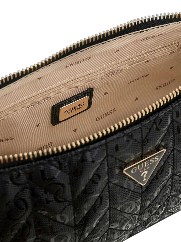 Guess 100% Polyurethane shoulder bag in black