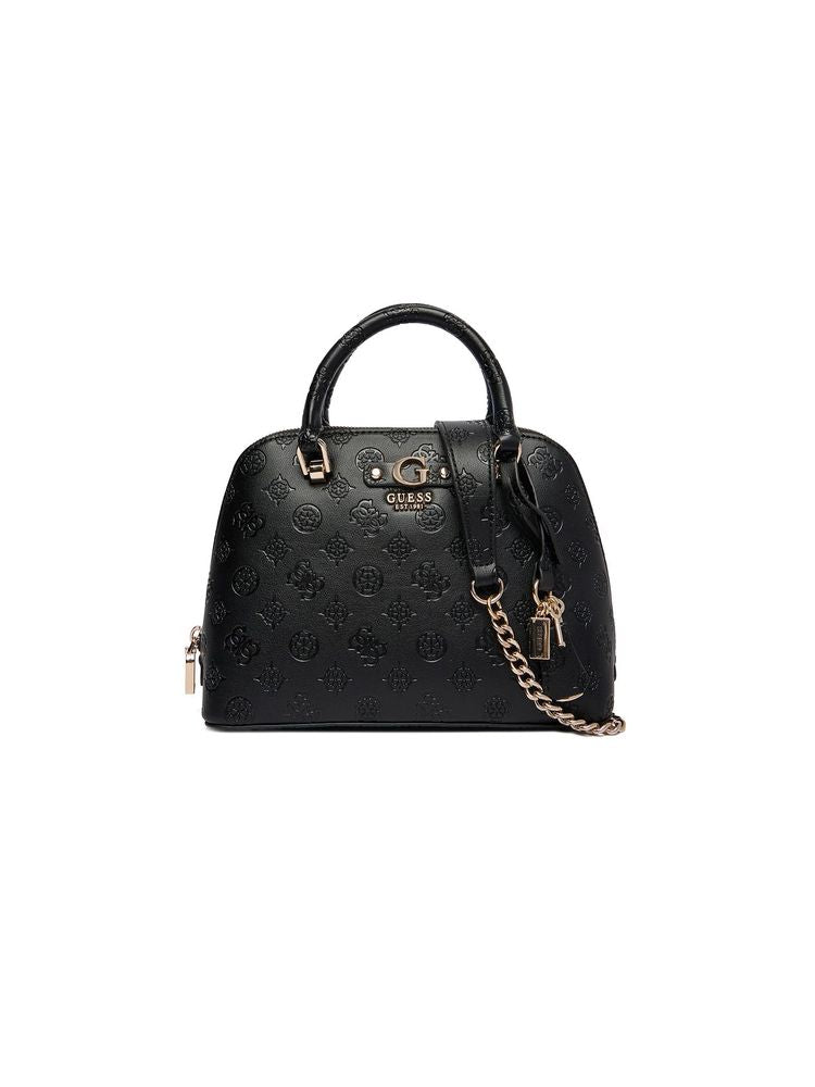Guess 100% Polyurethane top handle bag in black