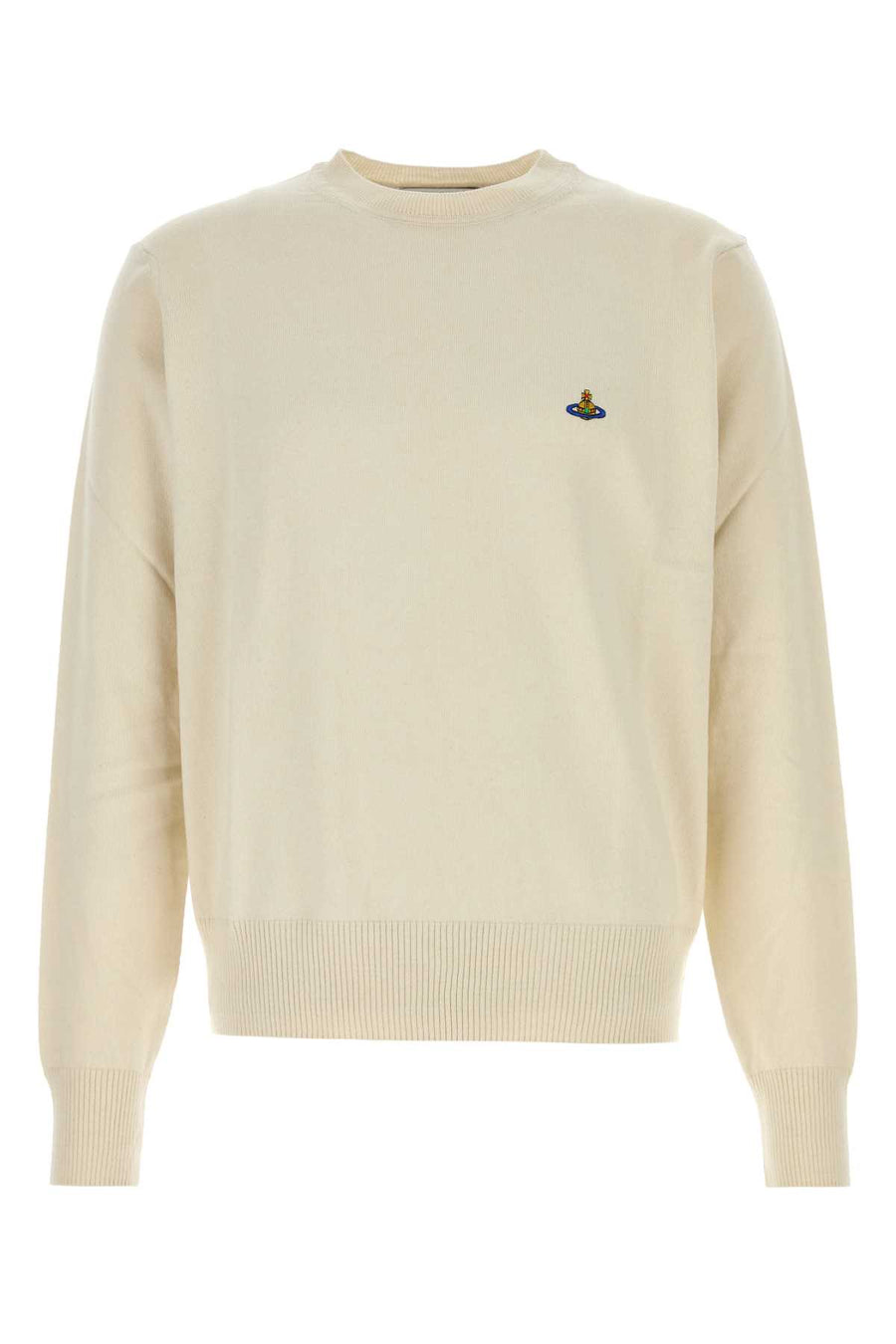 Vivienne Westwood Round 85% Cotton sweater in beige
