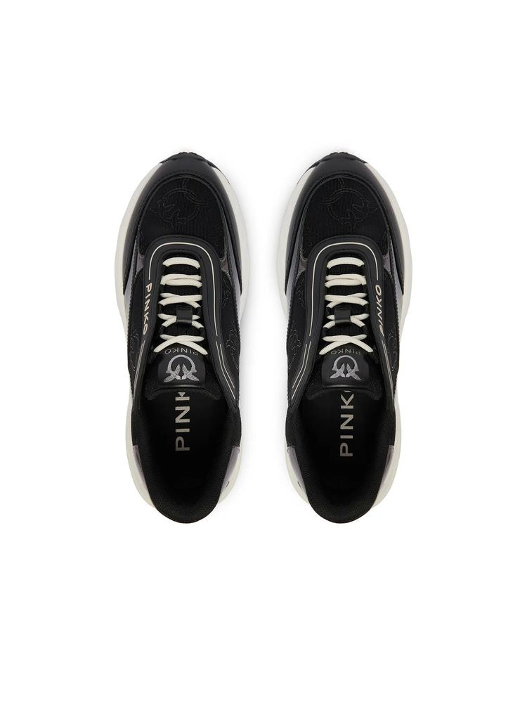 Pinko 54% Bos Taurus (Cow) sneaker in black