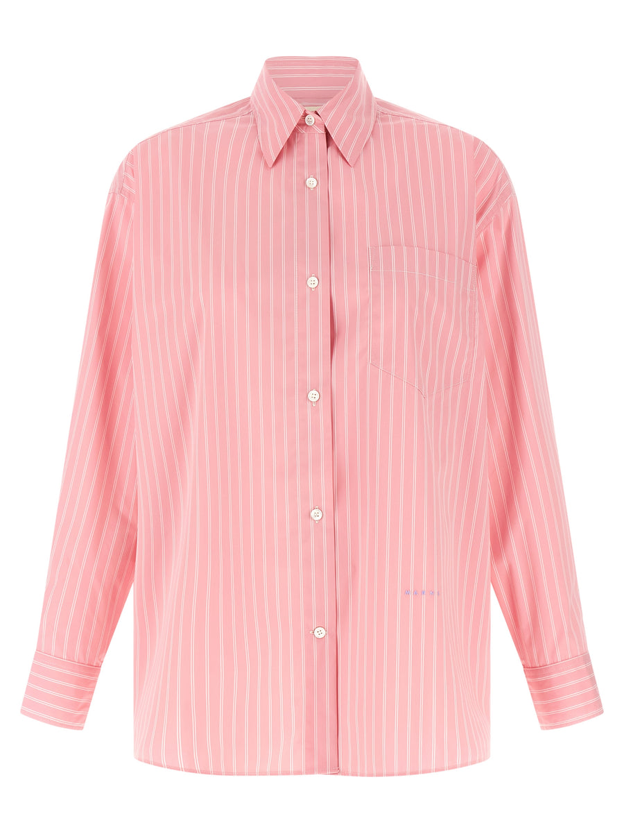Marni 89% cotton blouse in pink